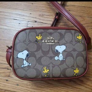 Snoopy coach crossbody purse